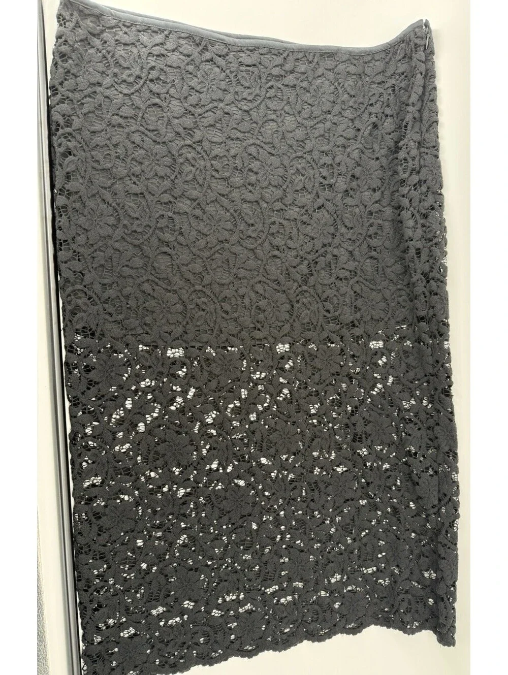 Future Collective Black CL Sexy Lace Part Lined Pencil Midi Skirt 2562